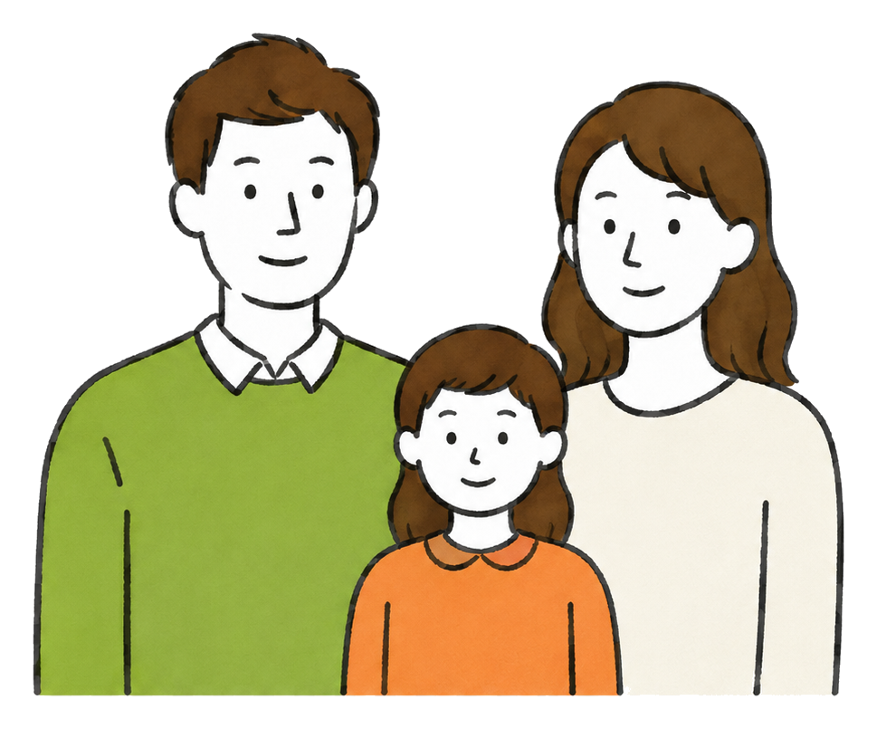 家族のイラスト